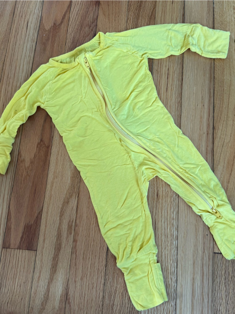 Little Sleepies Bright Yellow Zippy